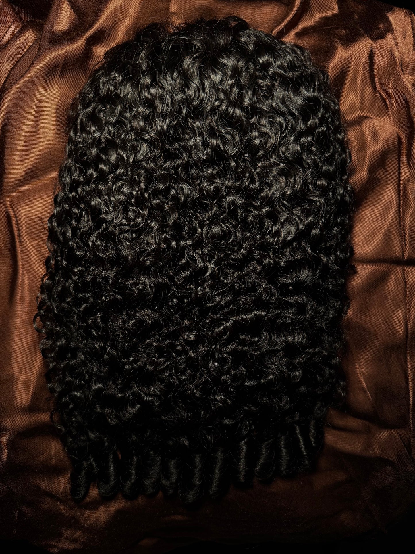 Burmese Curly Half Wig