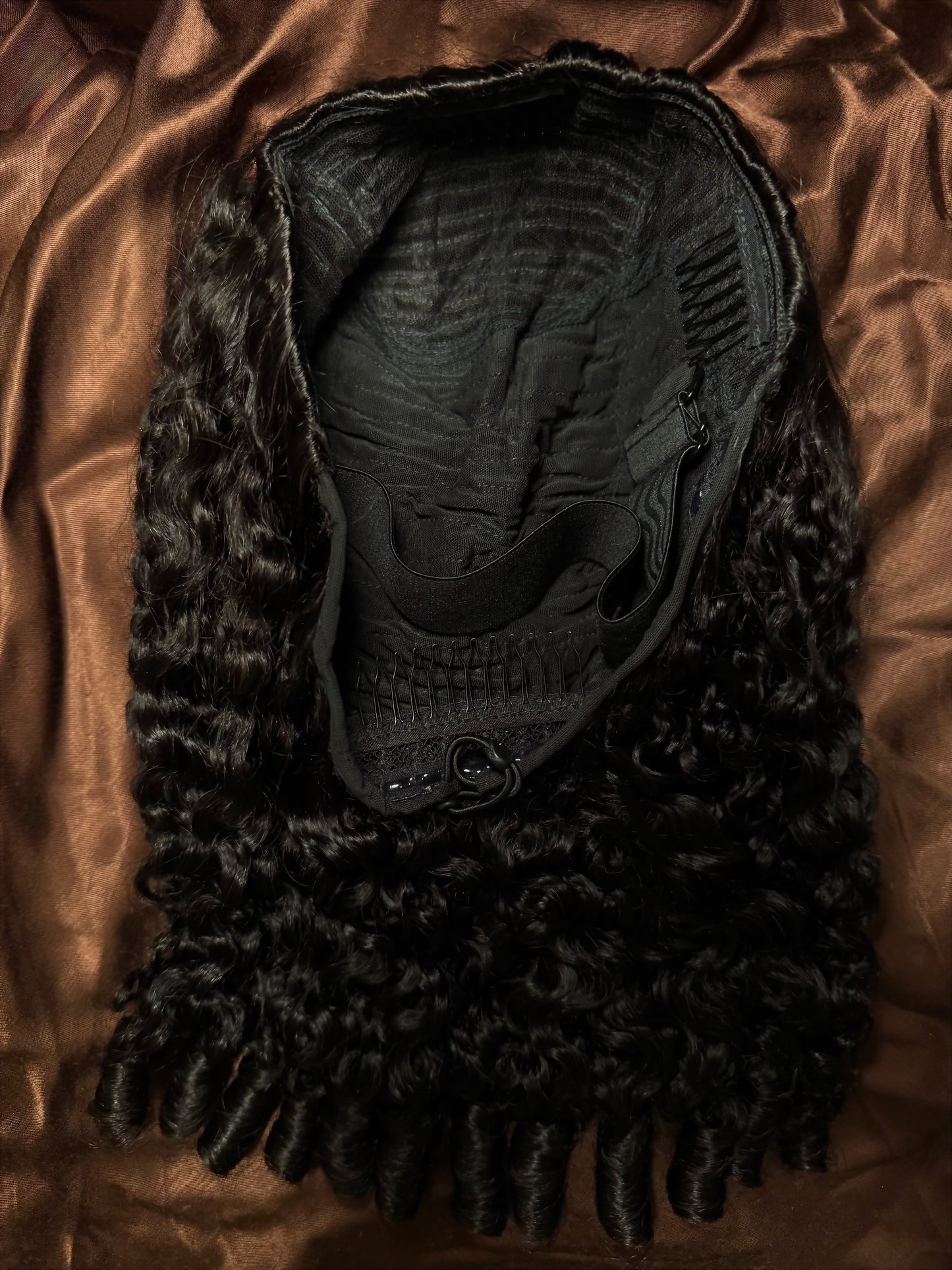 Burmese Curly Half Wig
